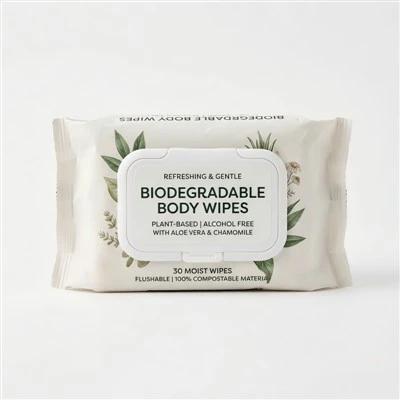 Biodegradable Body Wipes