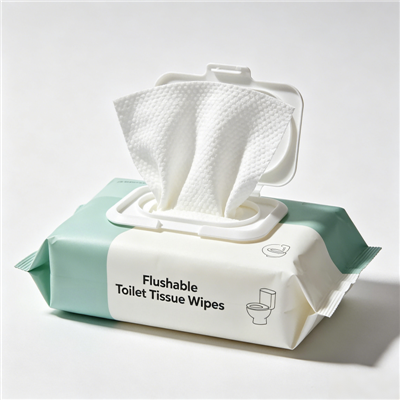 Flushable Toilet Tissue Wipes